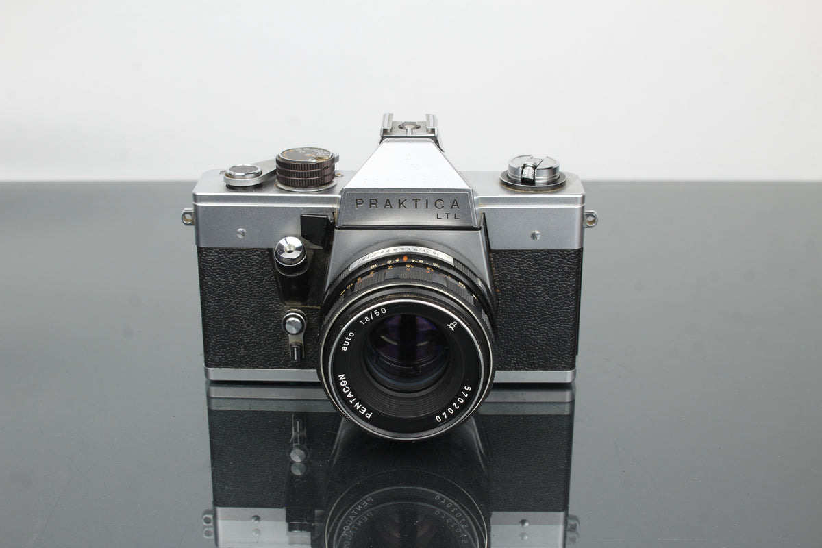 <tc>Praktica</tc> LTL + Objectif Pentacon 1.8/50