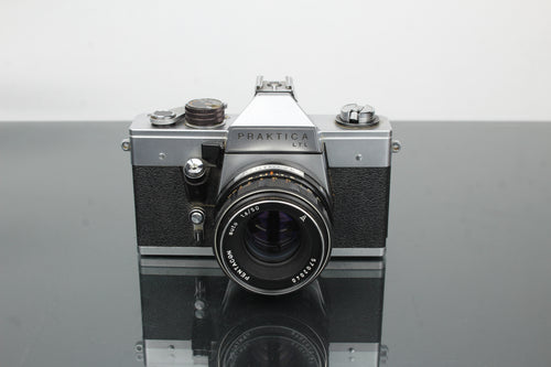 <tc>Praktica</tc> LTL + Objectif Pentacon 1.8/50