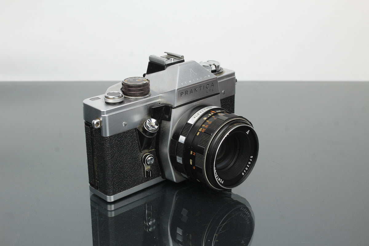 <tc>Praktica</tc> LTL + Objectif Pentacon 1.8/50
