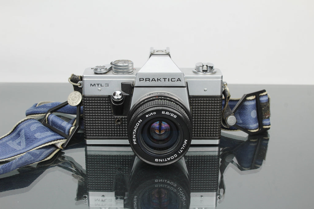 <tc>Praktica</tc> MTL 3 + objectif Pentacon auto 2.8/29 M42