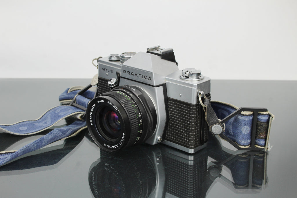 <tc>Praktica</tc> MTL 3 + objectif Pentacon auto 2.8/29 M42