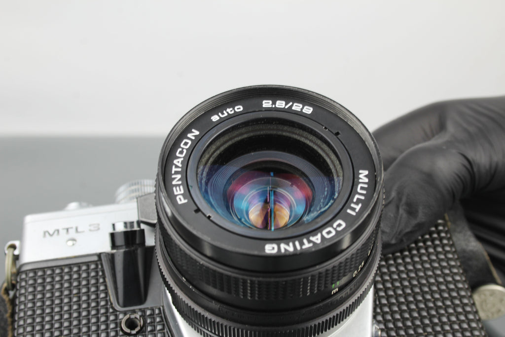 <tc>Praktica</tc> MTL 3 + objectif Pentacon auto 2.8/29 M42