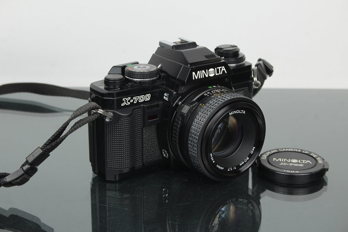 Minolta X-700 + objectif MD 50mm 1:1.7
