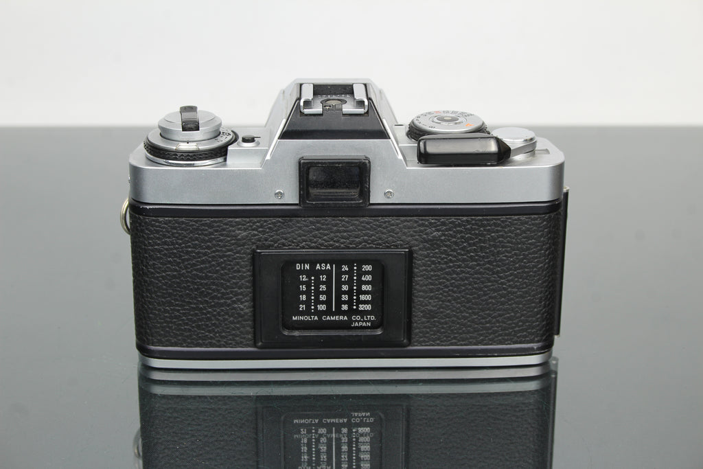 Minolta XG-M + objectif Minolta MD Rokkor 45mm 1:2