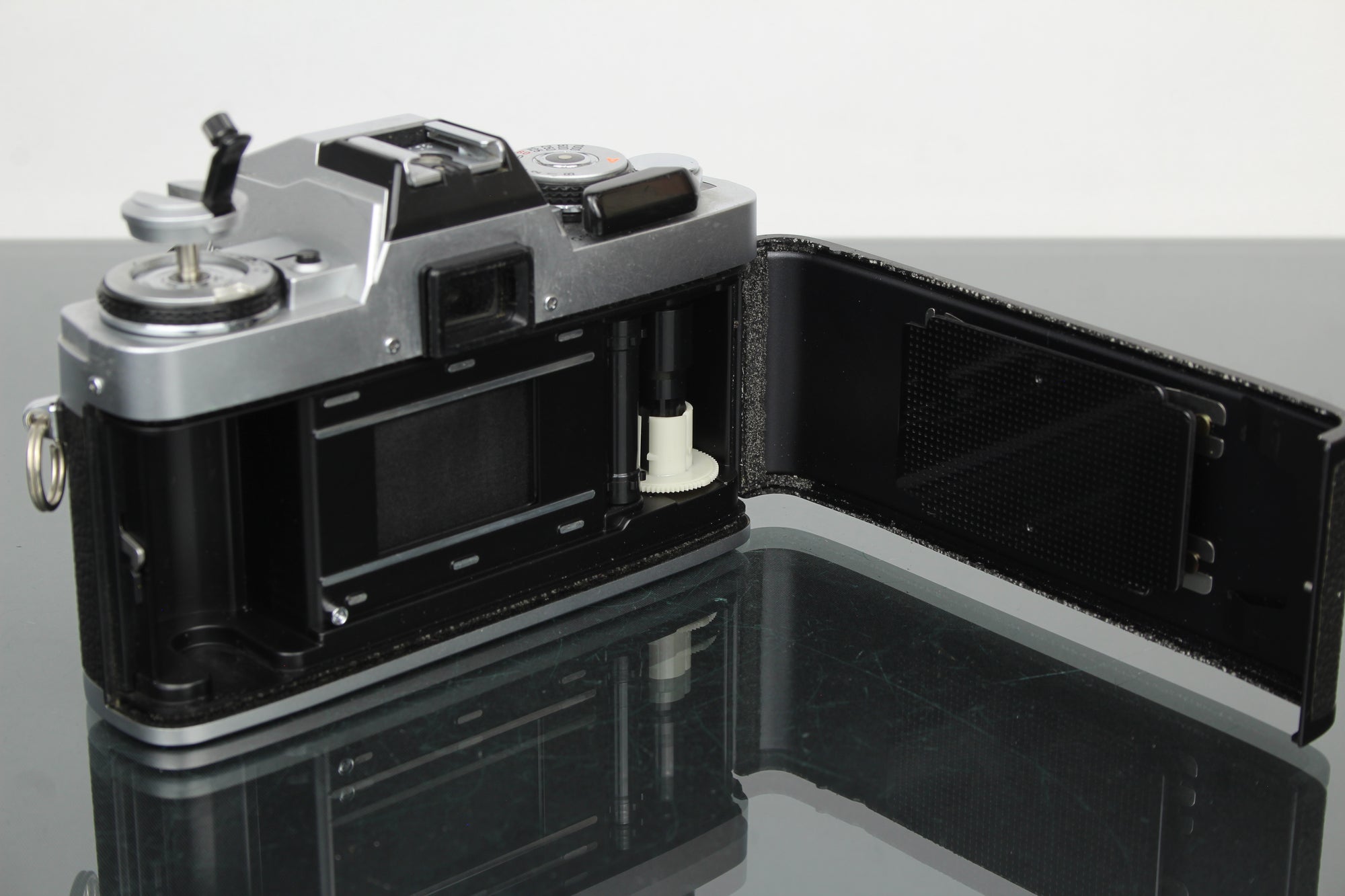 Minolta XG-M + objectif Minolta MD Rokkor 45mm 1:2