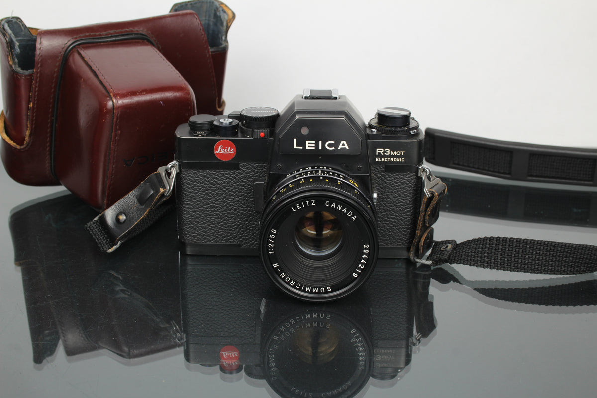 Leica R3 Mot électronique + objectif 50 mm f/2 Summicron-R