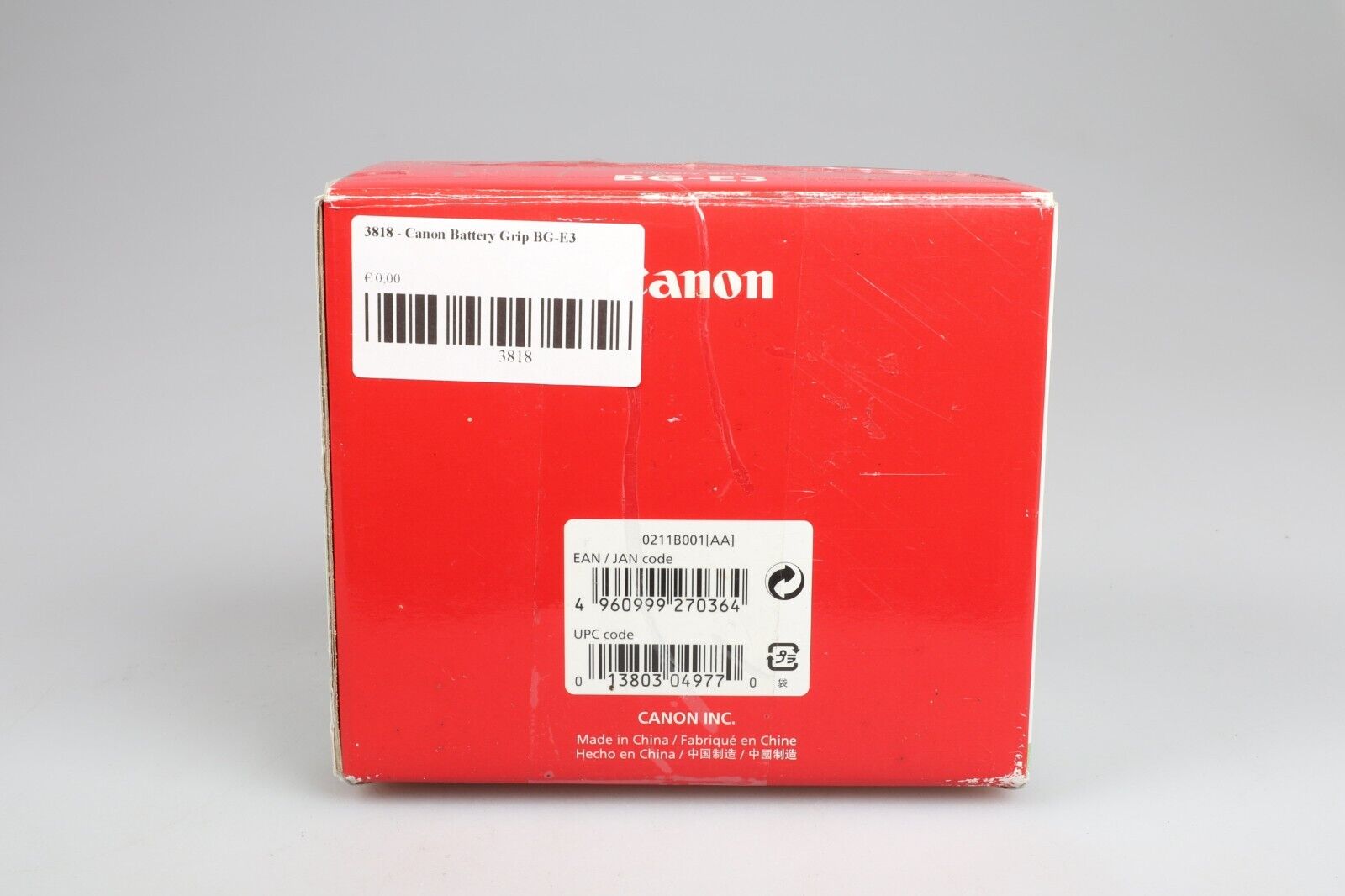 Canon BG - E3 | Battery Grip - Dutch|Thrift