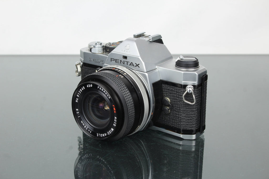 Pentax MX + Panagor 28mm 1:2.8 lens - Dutch|Thrift